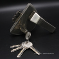 Durable zinc alloy material double swing Glass Door Lock with handles